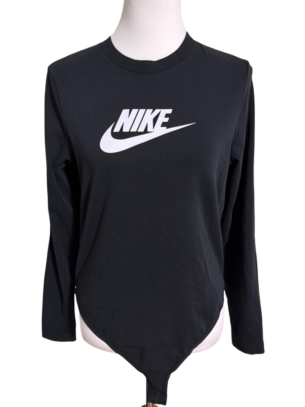 Nike Black Long Sleeve Bodysuit